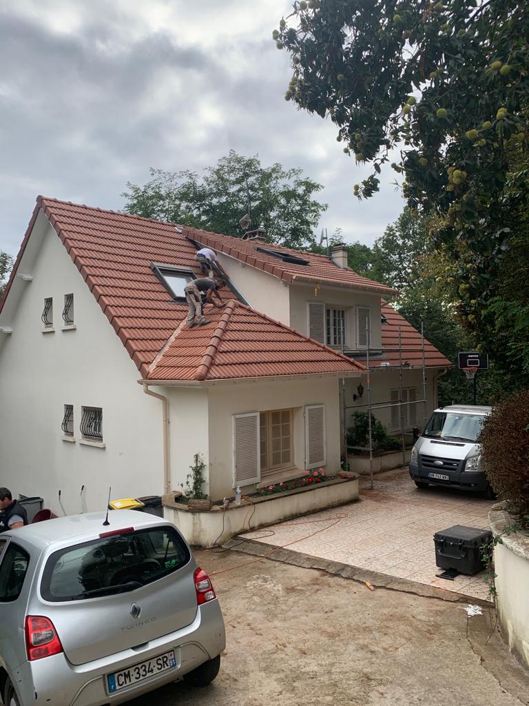 toiture Velux & chiens assis changée fin du chantier